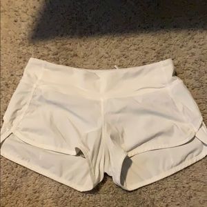 Lululemon White Shorts